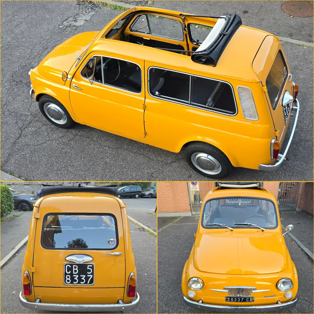 Autobianchi 500 Giardiniera Giallo - 2