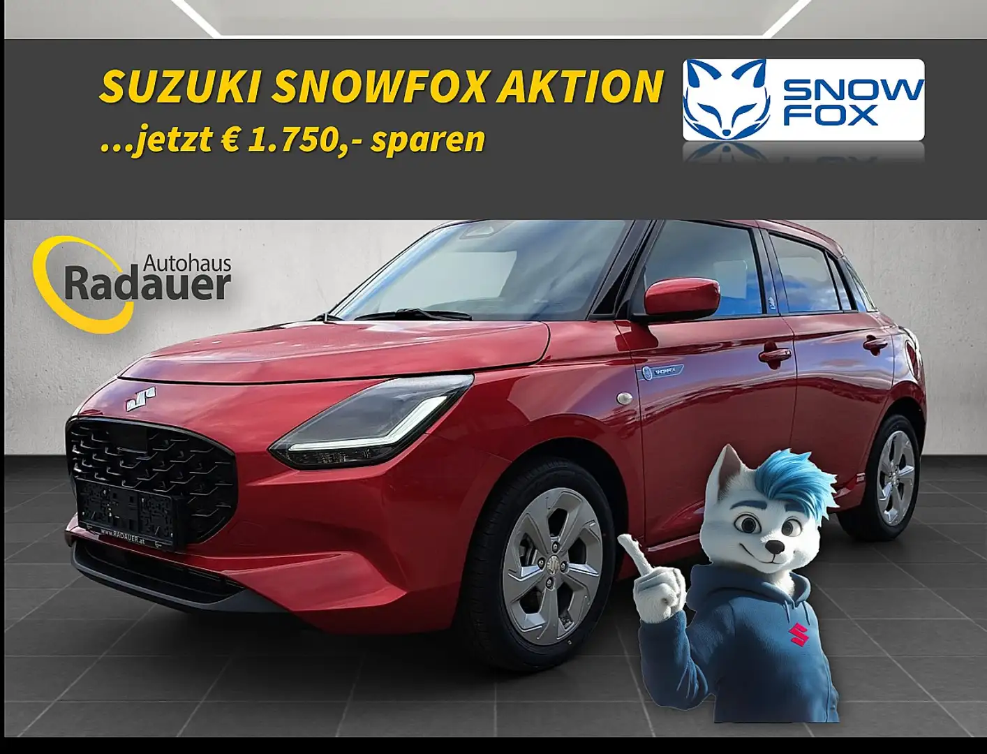 Suzuki Swift 1,2 Hybrid Allgrip Shine Rot - 1