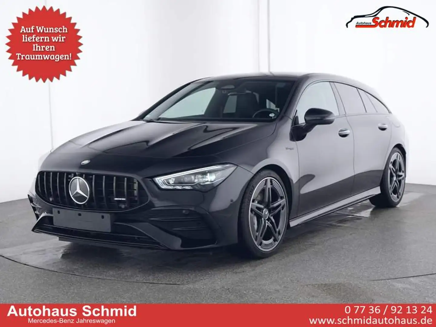 Mercedes-Benz CLA 35 AMG Shooting Brake, 4 Matic, Premium, Pano, Night I... Zwart - 1