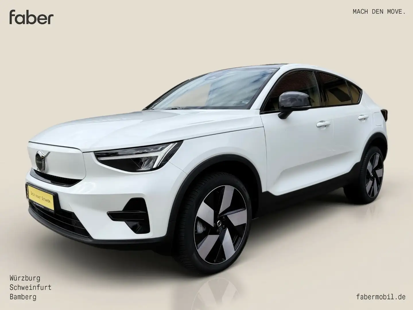 Volvo C40 Plus Recharge Pure Electric 2WD Weiß - 2
