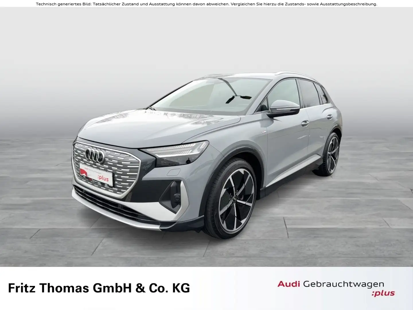 Audi Q4 e-tron 40 MLED Navi ACC Ext. S line SpSi SHZ LM20 Klima Grau - 1