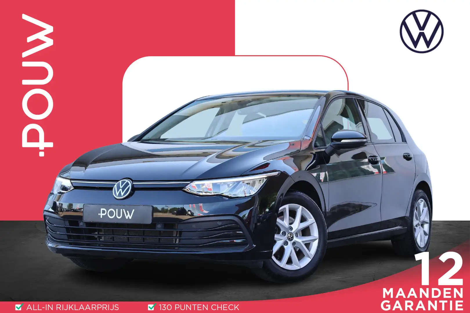Volkswagen Golf 1.0 TSI 90pk | Climate Control | Cruise Control Ad Zwart - 1