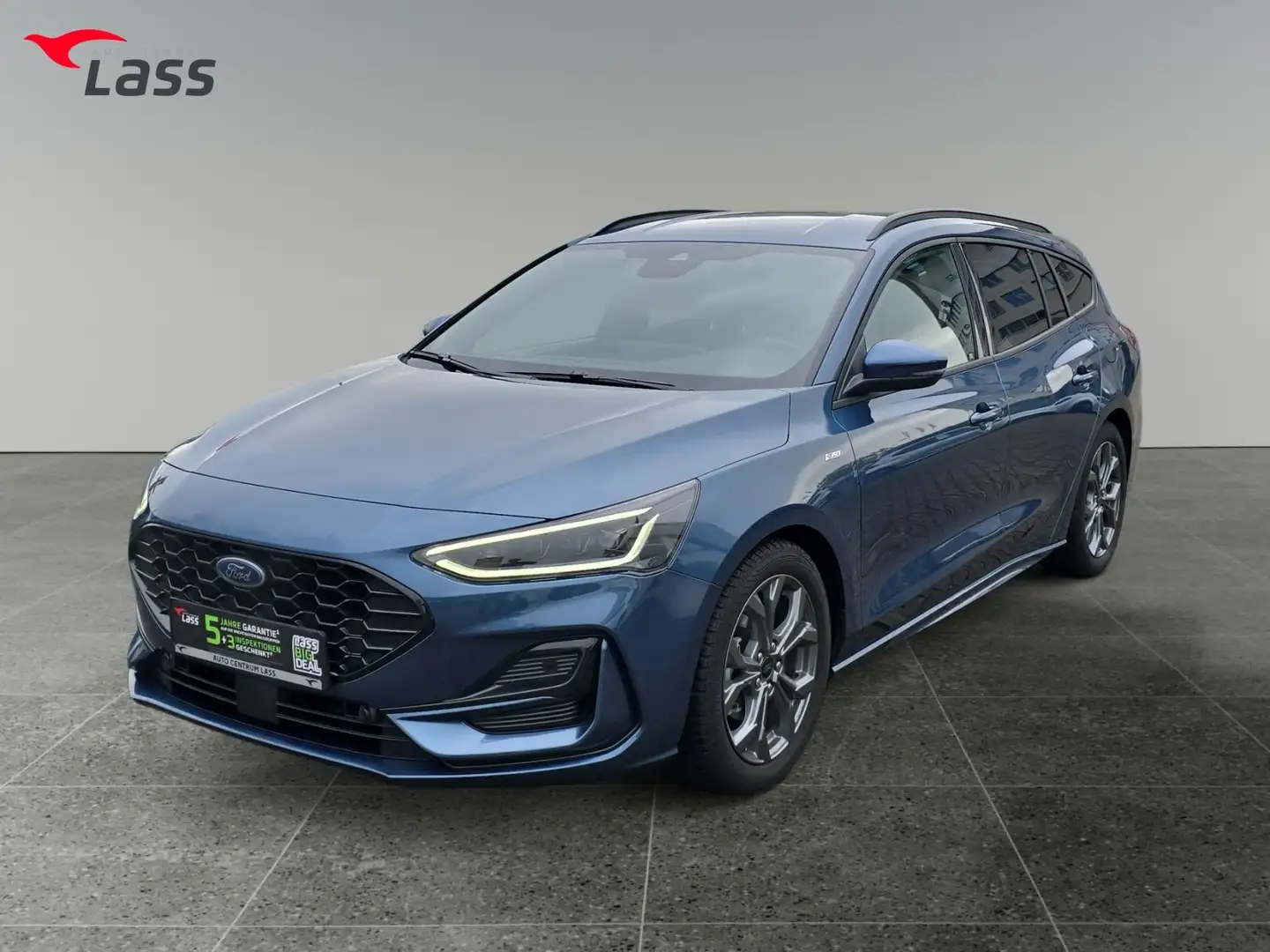 Ford Focus Turnier 1.0 EcoBoost ST-Line X Bi-LED+Navi+ Blauw - 2