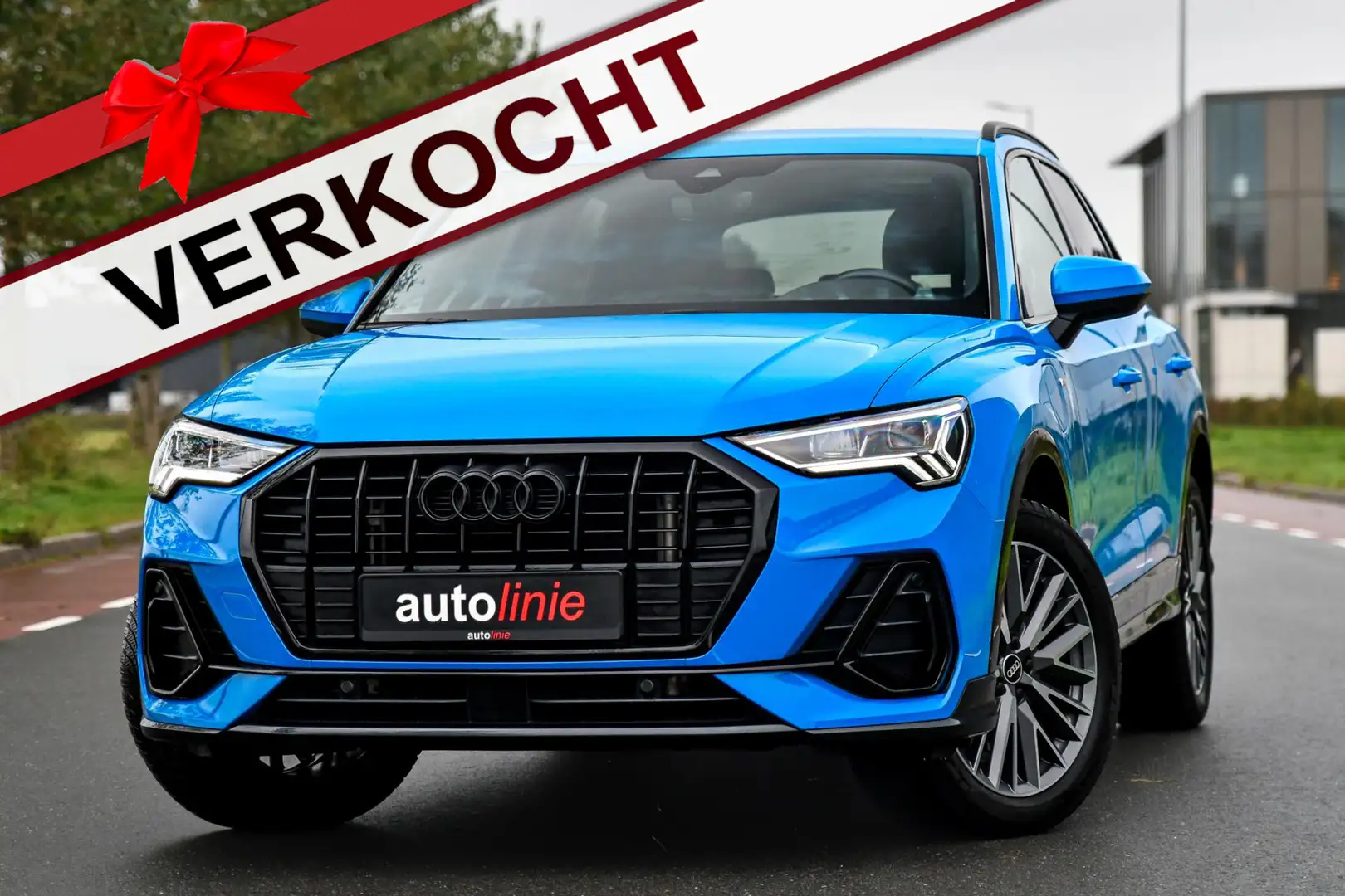 Audi Q3 45 TFSI e 3x S-Line. Matrix, Keyless, Camera, Sfee Azul - 1