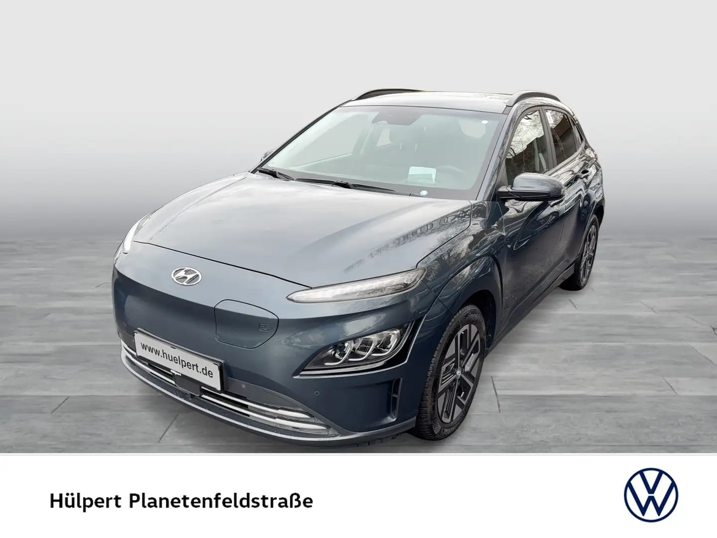 Hyundai KONA Prime Elektro WÄRMEPUMPE KAMERA LEDER Blau - 1