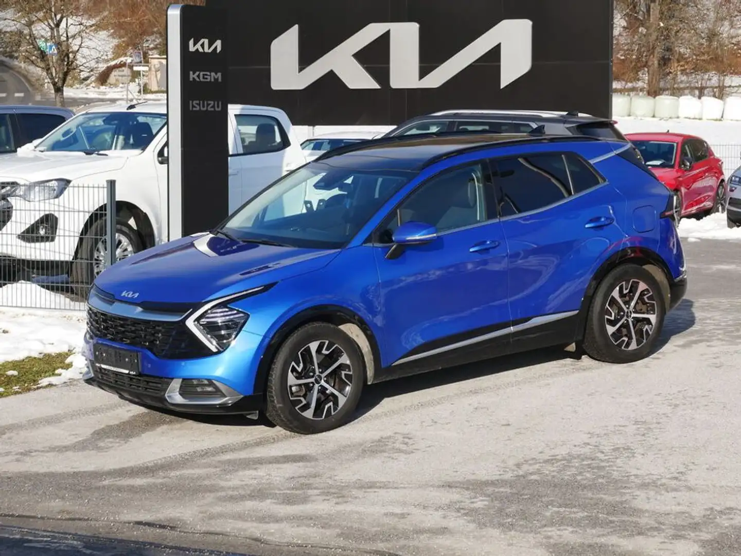 Kia Sportage 1,6 TGDI 48V Gold AWD DCT Blau - 1