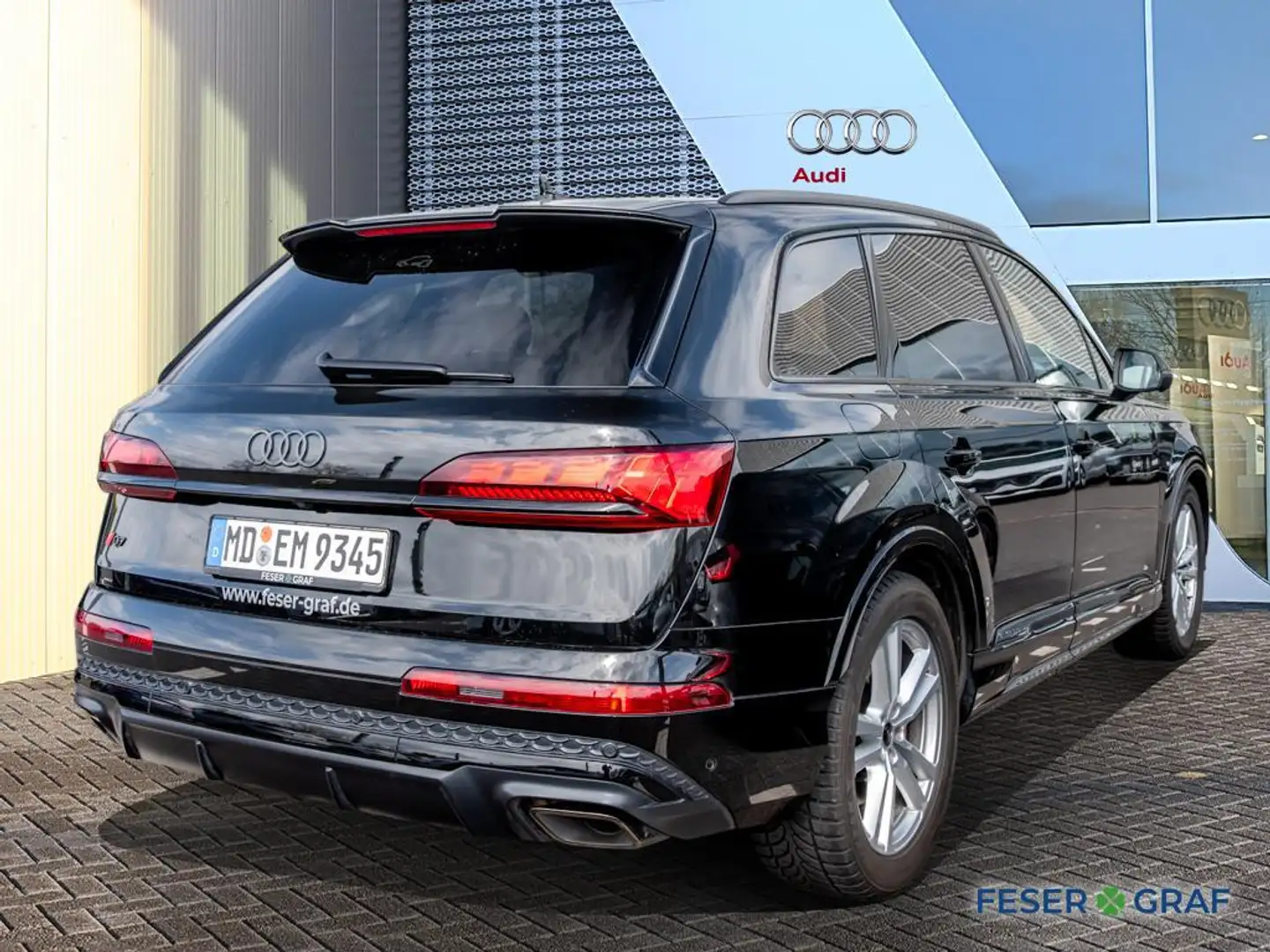 Audi Q7 50 TDI S line /HD-Matrix/Pano/Standhzg/B&O/AHK/Kam Schwarz - 2
