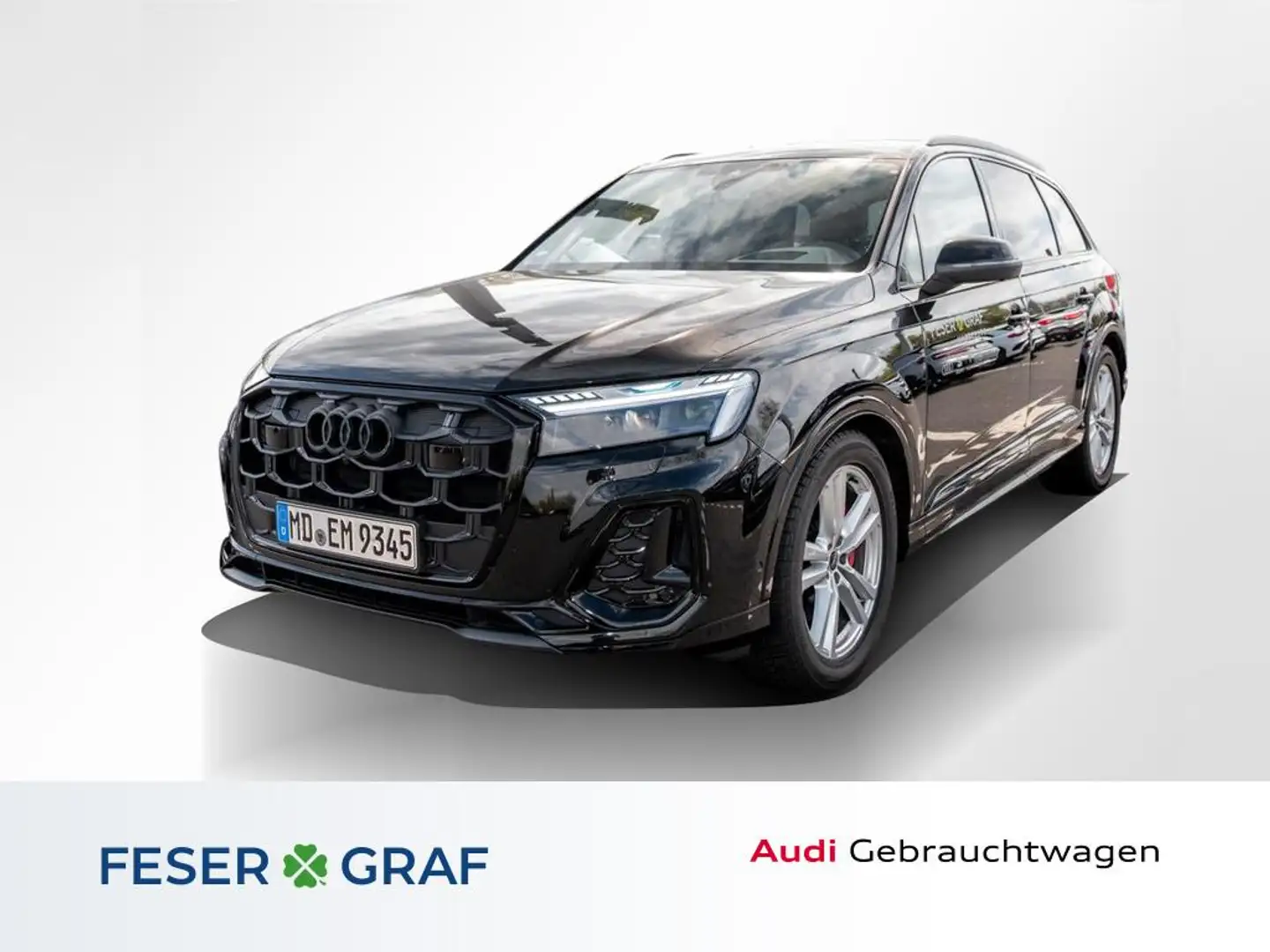 Audi Q7 50 TDI S line /HD-Matrix/Pano/Standhzg/B&O/AHK/Kam Schwarz - 1