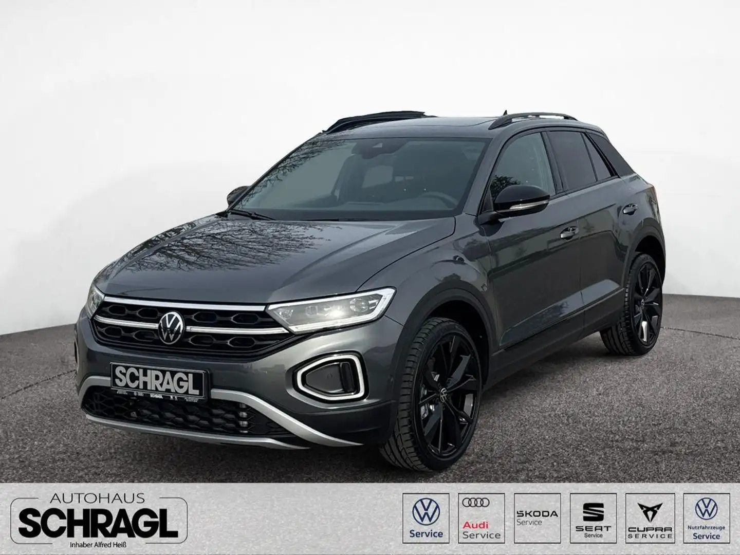 Volkswagen T-Roc 1.5 TSI DSG STYLE+PANO+BLACK+MATRIX+APP Grigio - 1