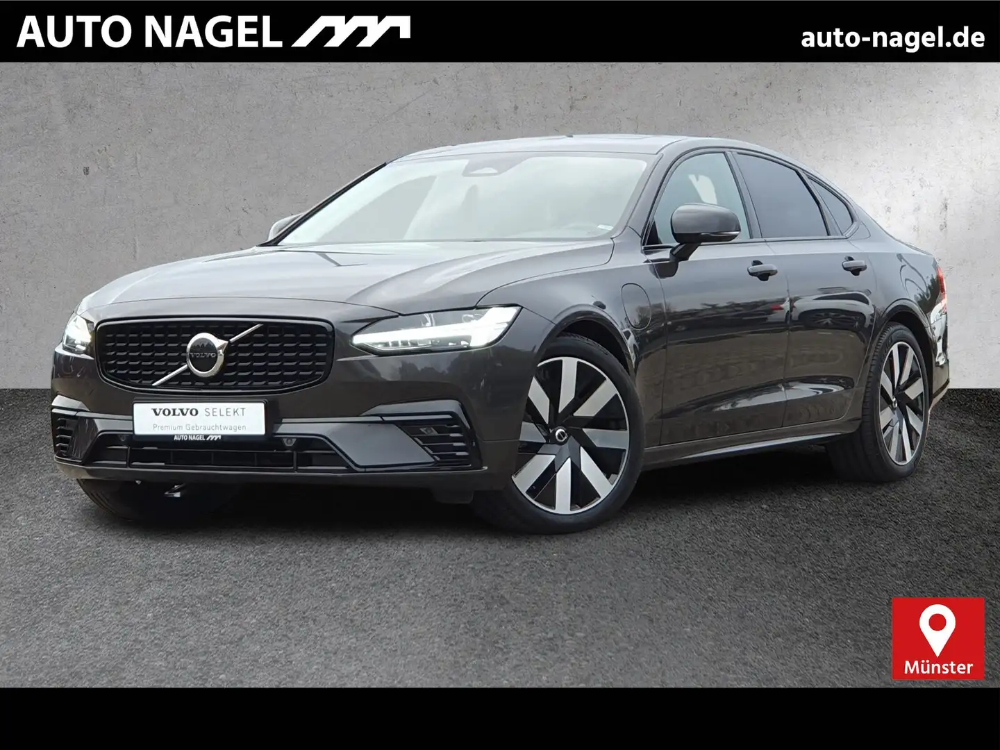 Volvo S90 S90 Recharge T8 AWD Plus Dark PANO | POLESTAR Šedá - 1