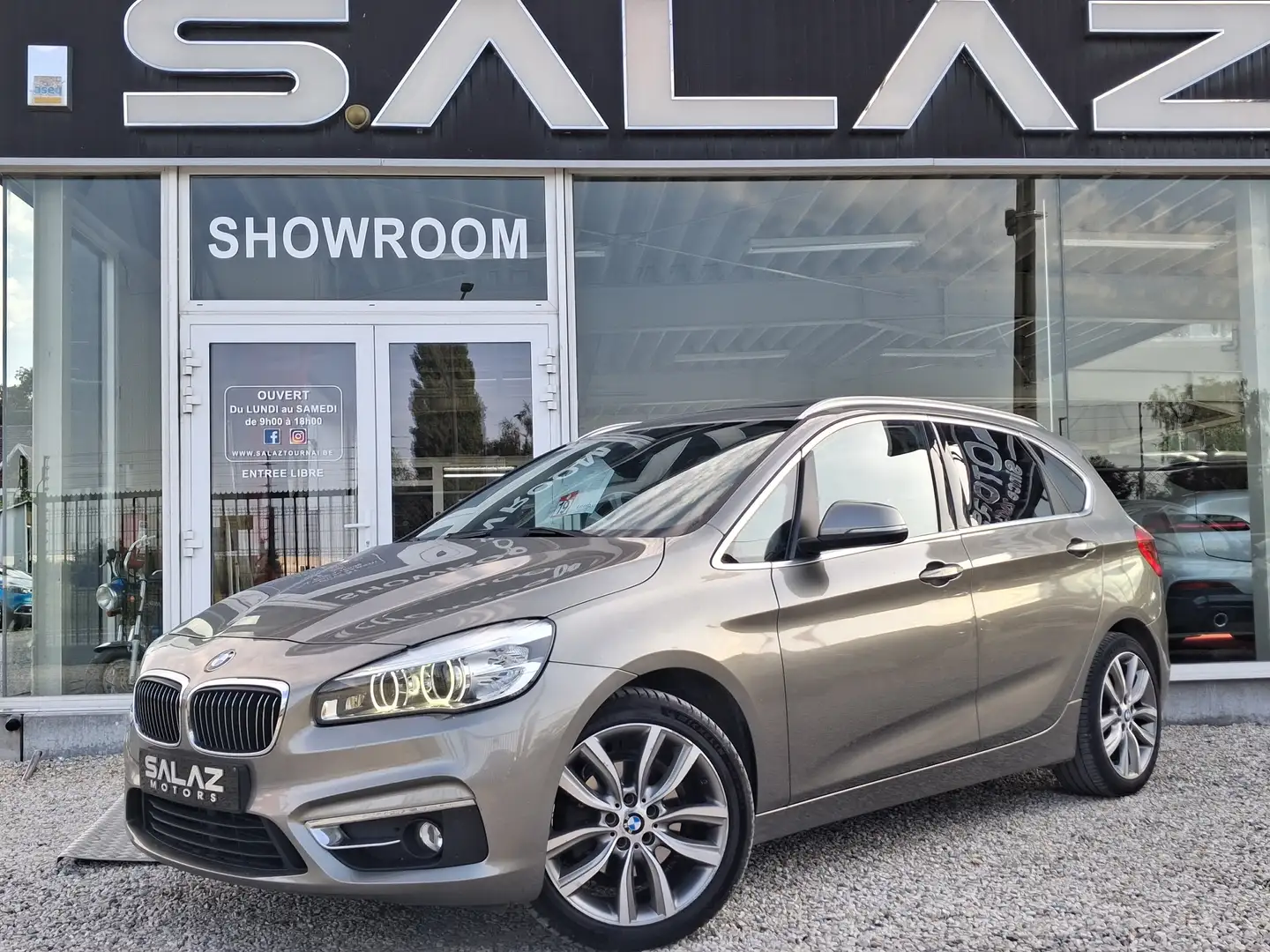 BMW 218 218d Active Tourer Aut. Luxury Line/TOIT PANO/USB Beige - 1