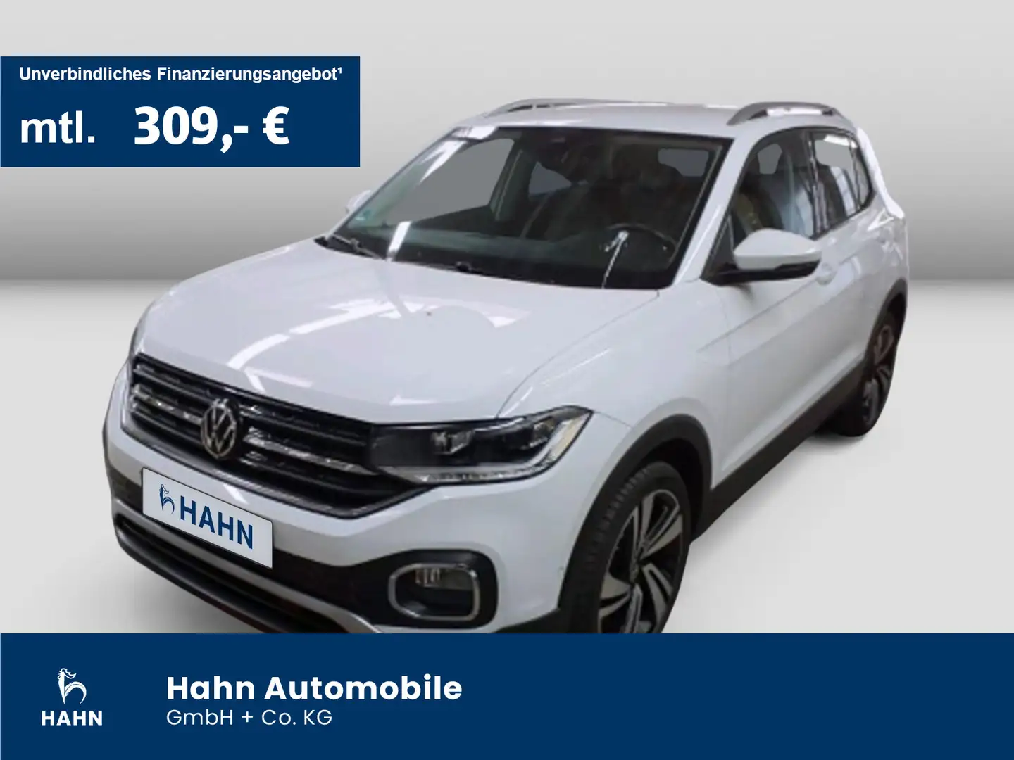 Volkswagen T-Cross Style 1.0TSI DSG ACC AHK CAM LED NAVI Weiß - 1