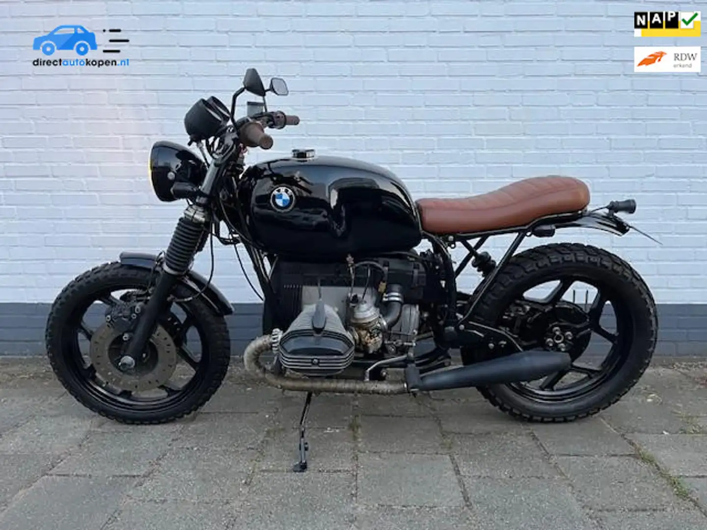 BMW R 80 RT Tour Scrambler 800cc 1987 zwart Nero - 1