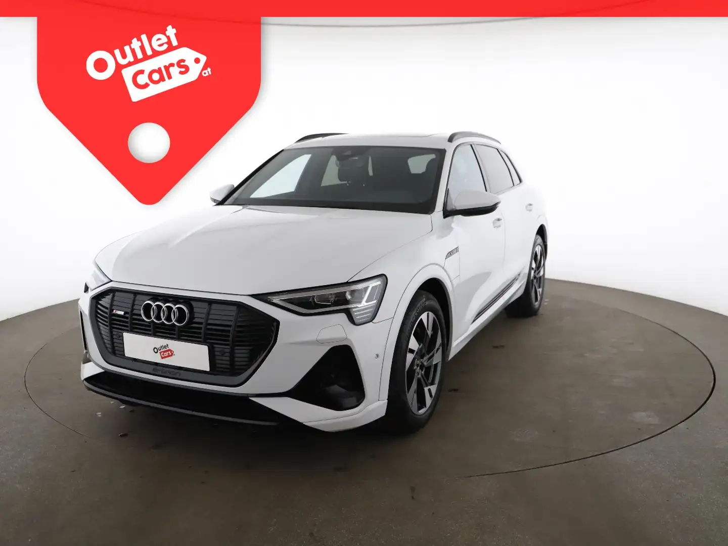 Audi e-tron 55 quattro S-Line LENKRADHZG+MATRIX+AHK Weiß - 1