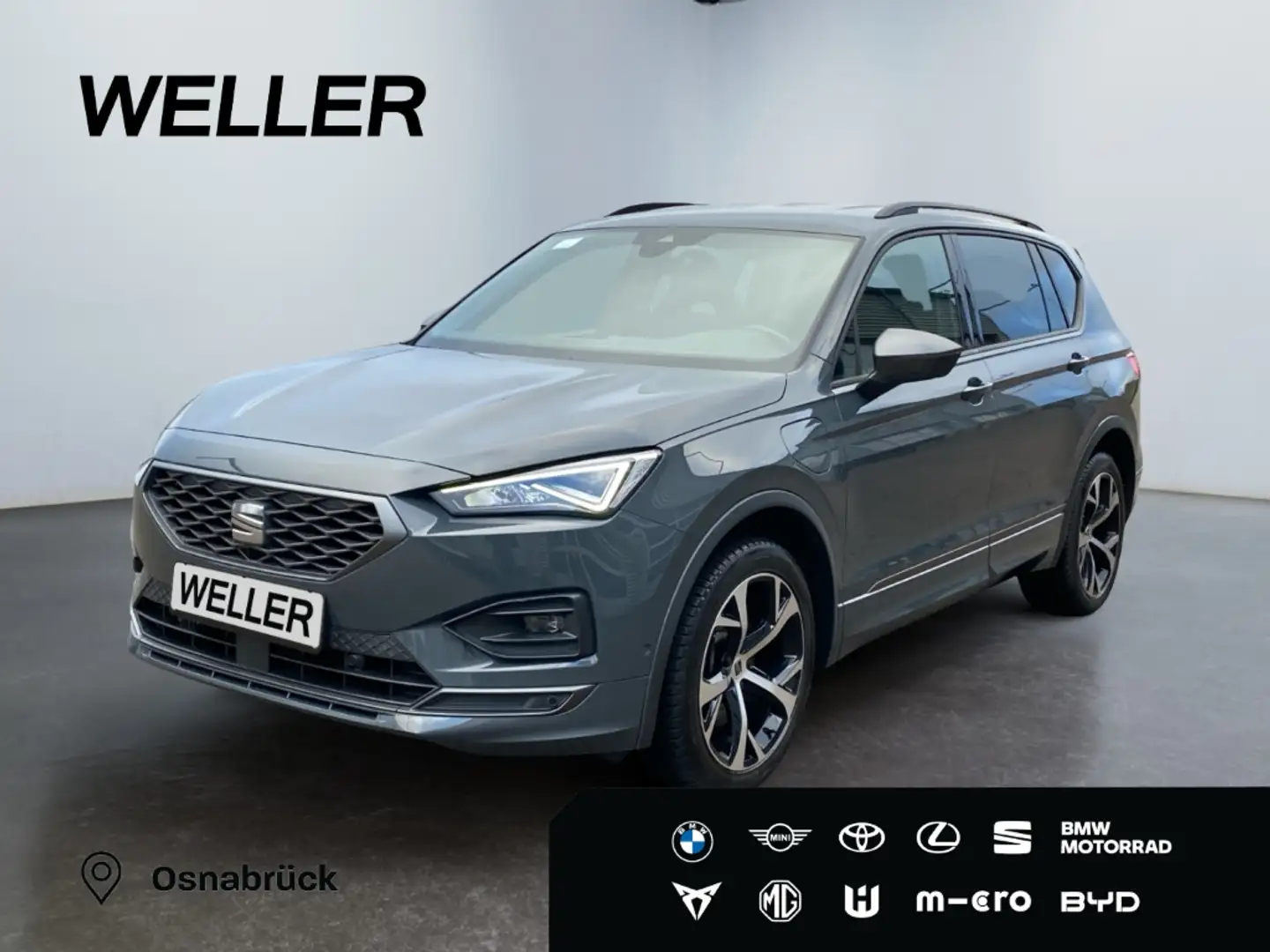 SEAT Tarraco 1.4 e-Hybrid DSG FR *LED*AHK*ACC*DCC*CAM* Grau - 1