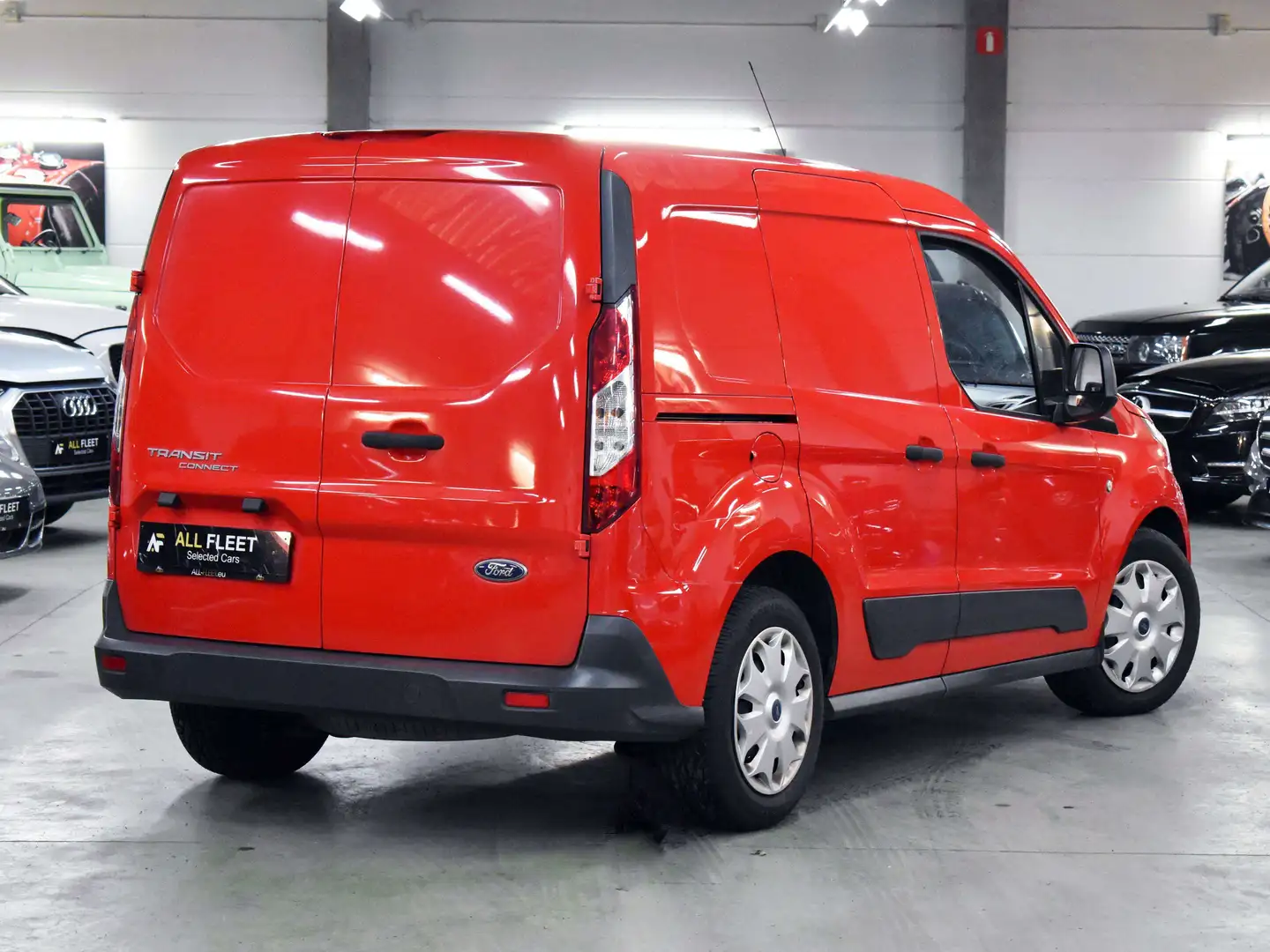 Ford Transit Connect 3 places - Clim, Téléphone - Impeccable Rouge - 2