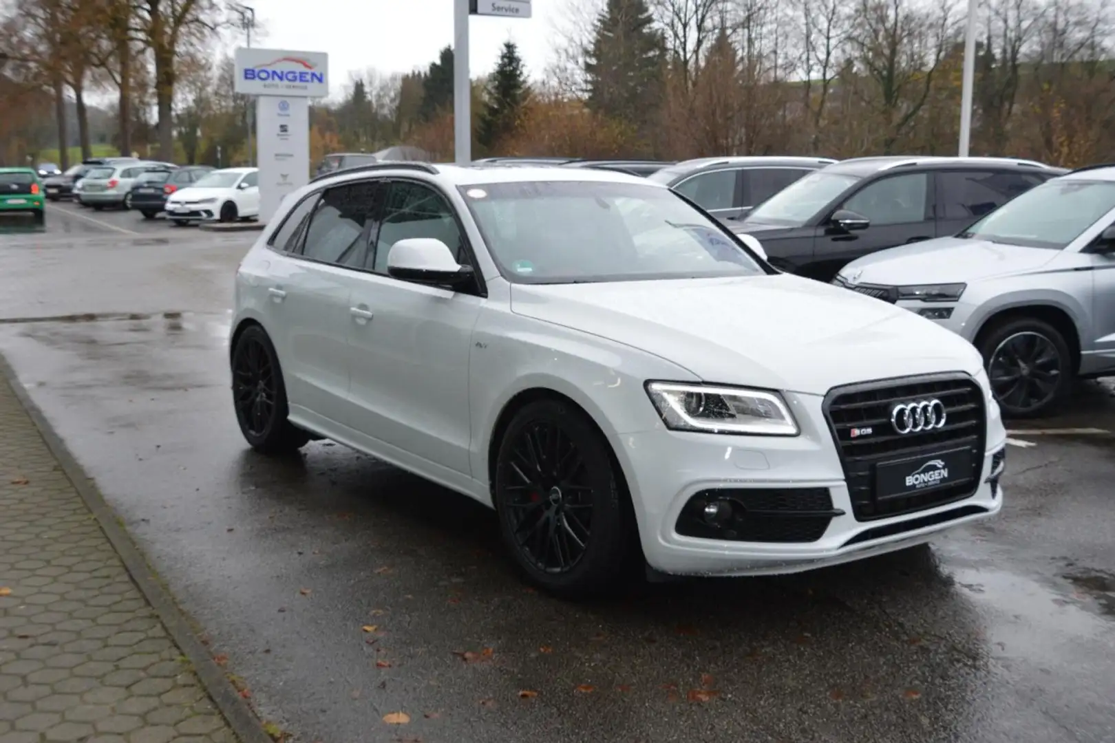 Audi SQ5 3.0 Quattro Black Edition Pano AHK Leder Klima Blanc - 2