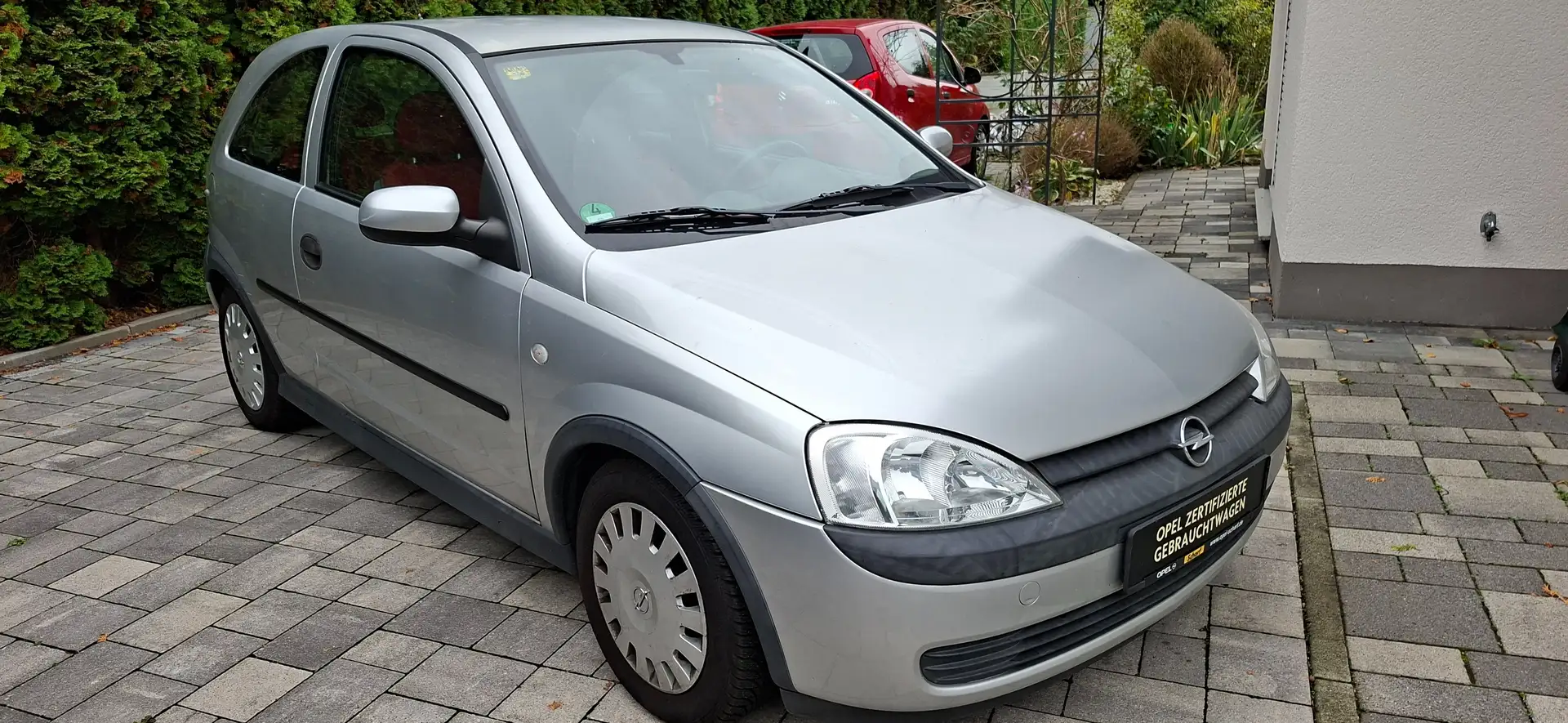 Opel Corsa Corsa 1.2 16V Fresh KLIMA 1 Hand , nur 35.000 KM Silber - 2
