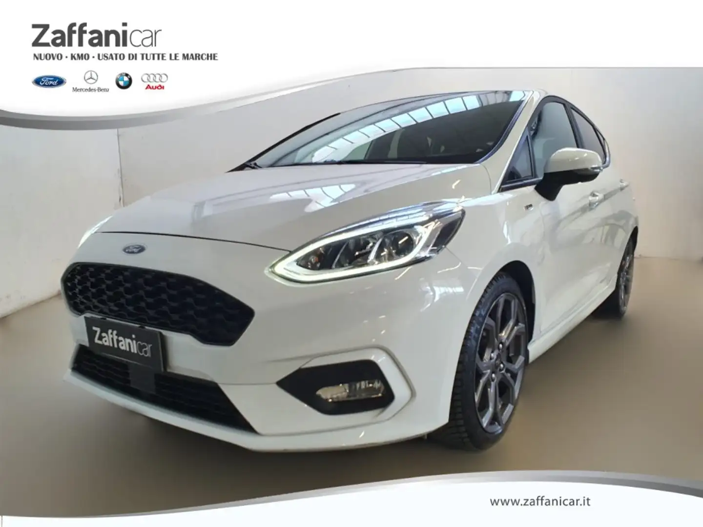 Ford Fiesta 1.0 Ecoboost 100 CV 5 porte ST-Line NEOPATENTATI Bianco - 1