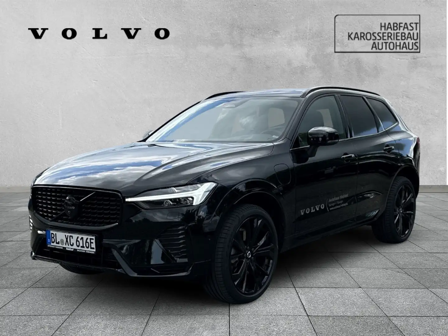 Volvo XC60 T8 AWD Black Edition Ultra Plug-In Hybrid EU6e HUD Schwarz - 1