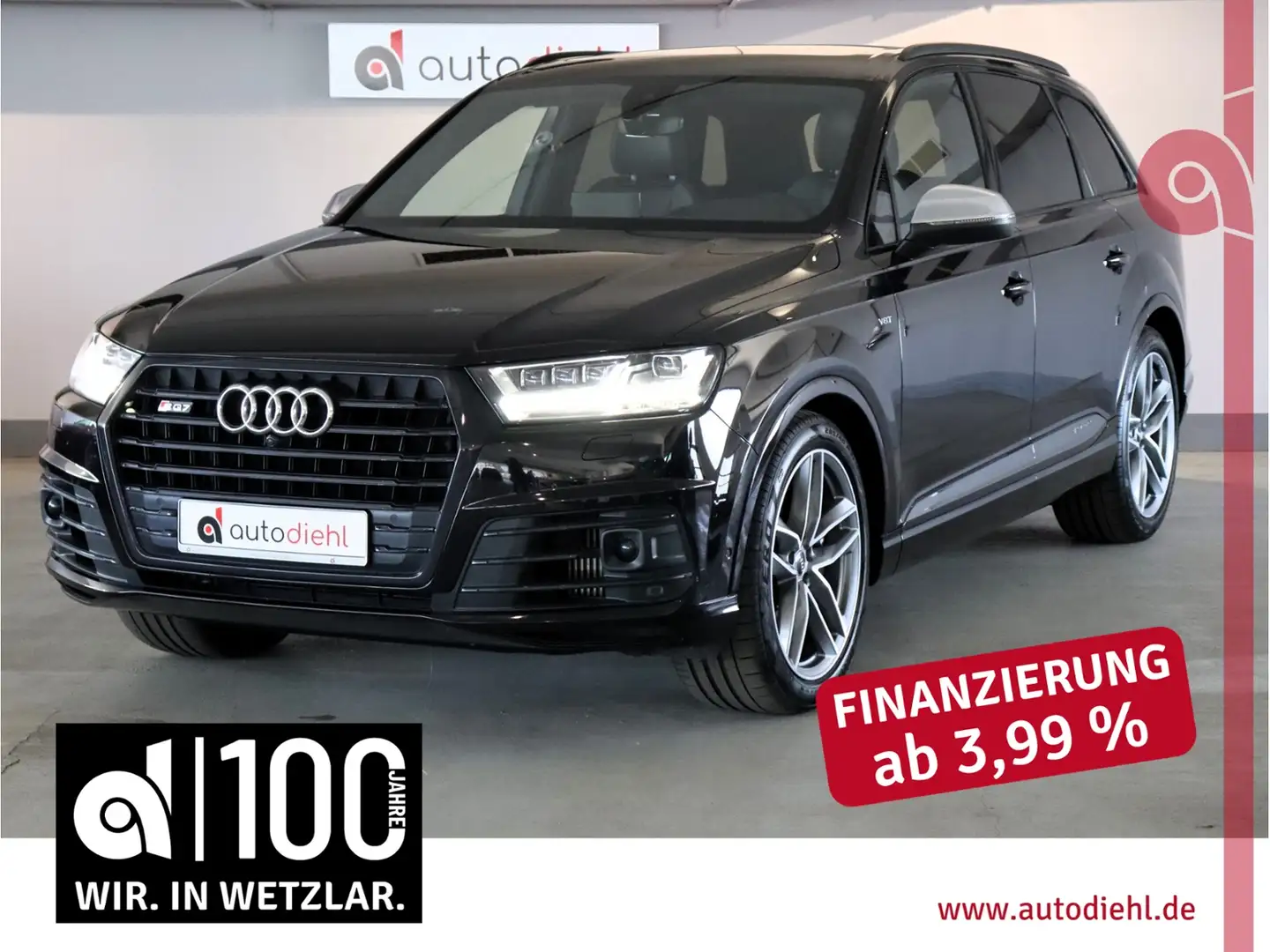 Audi SQ7 S Line*Standhzg.*21 Zoll*BOSE Schwarz - 1