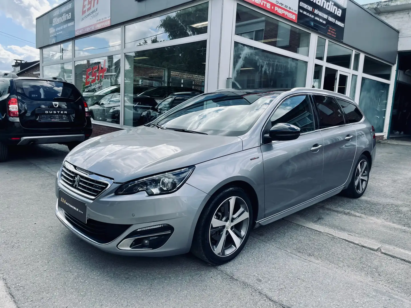 Peugeot 308 308 SW 1.6 BlueHDi GT Line/PANORAM/CUIR/GARANTIE Gris - 1