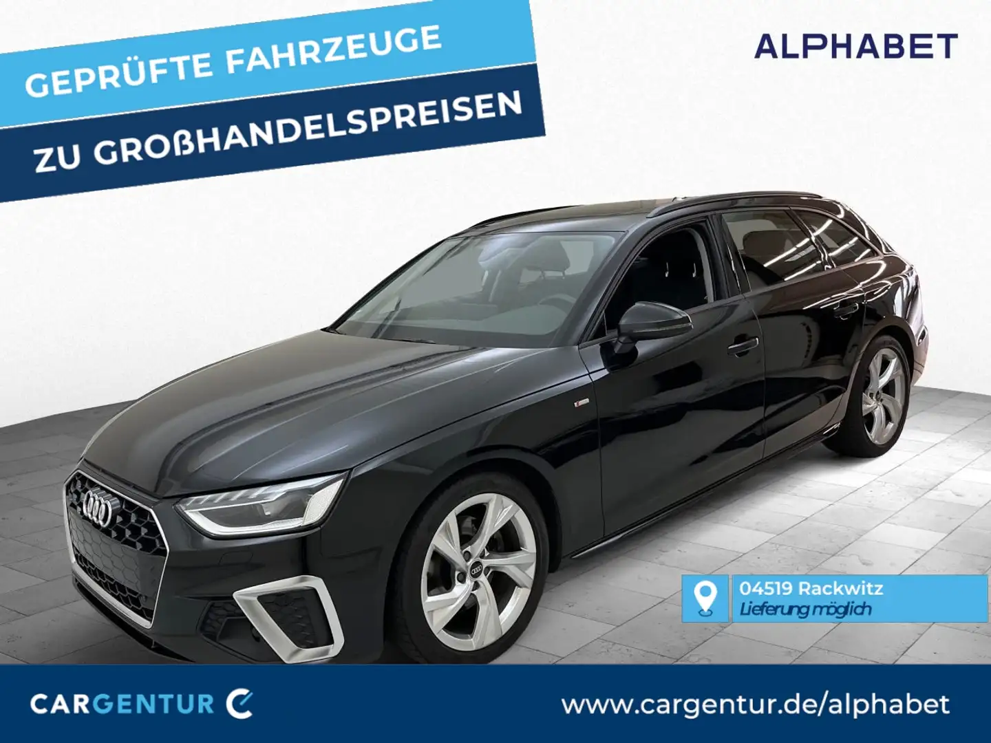 Audi A4 35 2.0 TDI Avant S line Matrix Pano S-Dach Zwart - 1
