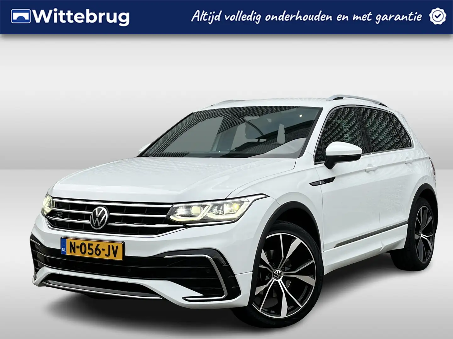 Volkswagen Tiguan 1.5 TSI R-Line / 20" LMV / Navigatie  / App connec Wit - 1