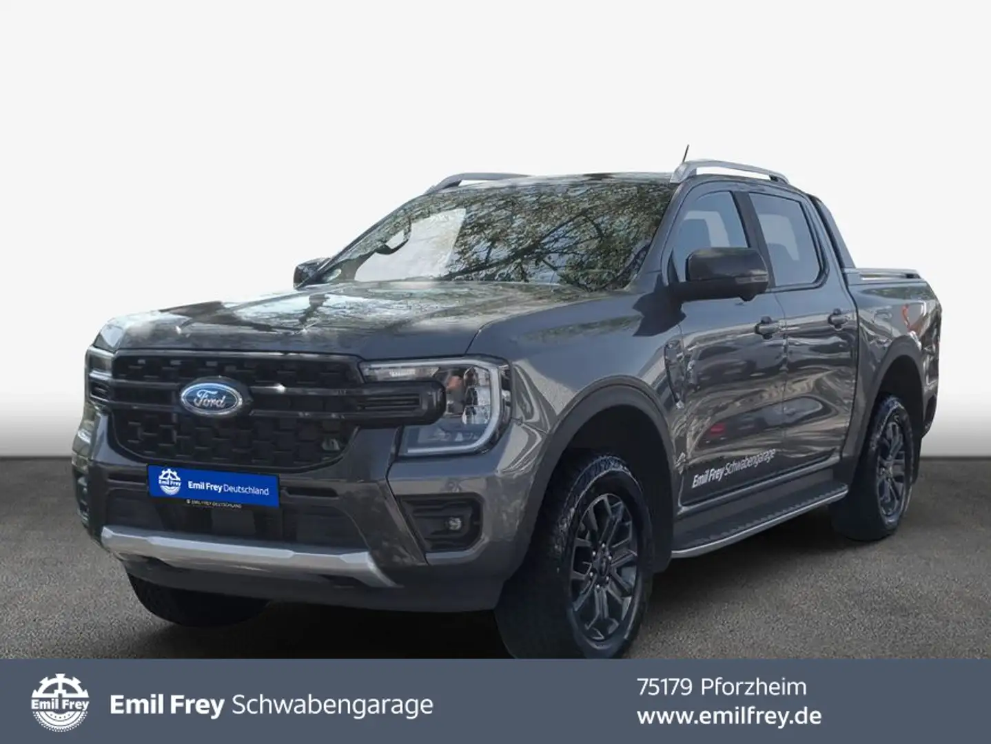 Ford Ranger 2,0 l EcoBlue Doppelkabine Autm. Wildtrak Grijs - 1