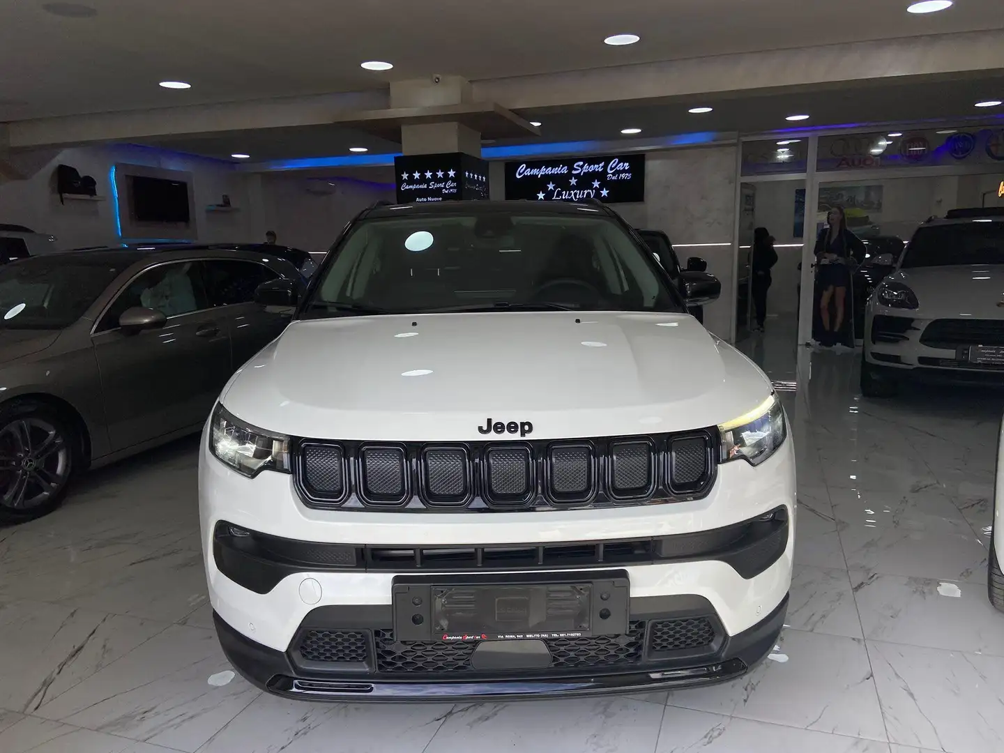 Jeep Compass LIMITED BLACK LINE MY22 1.6 MJT 130CV - ITALIANA Blanco - 2