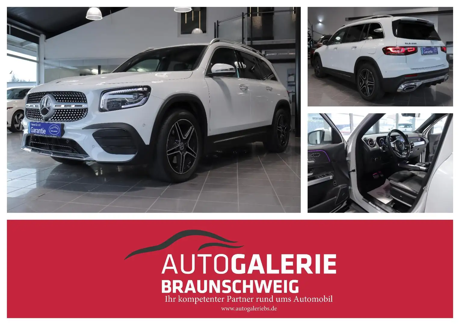 Mercedes-Benz GLB 200 AMG-LINE *MULTIBEAM*ACC*AHK*BURMESTER* Weiß - 1