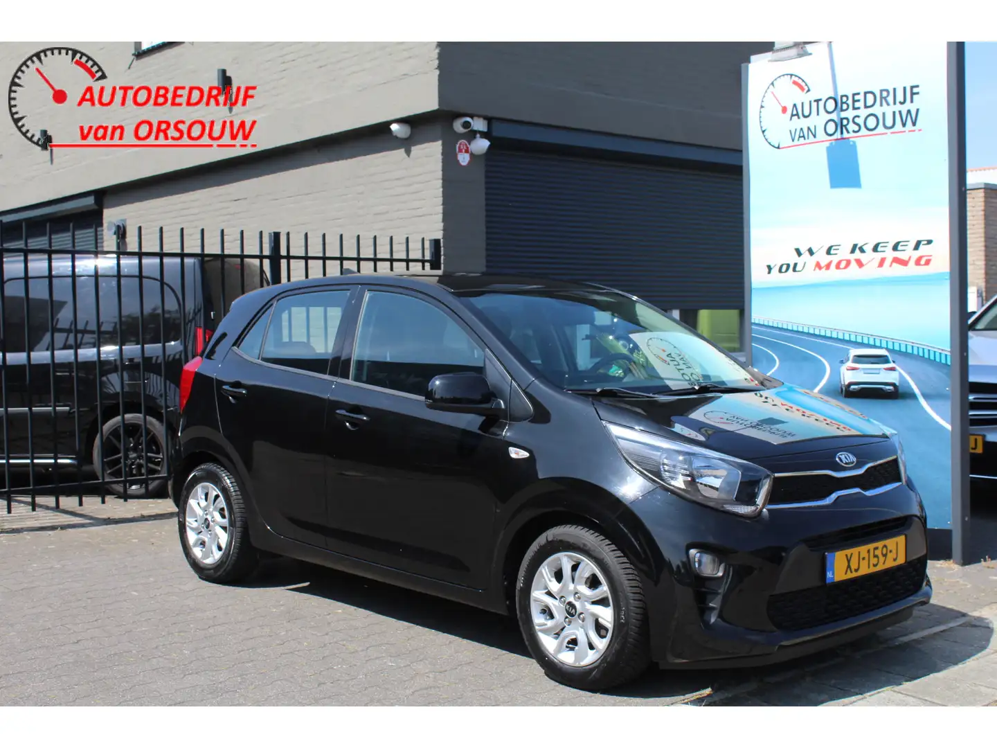Kia Picanto 1.0 CVVT ComfortPlusLine Navigator Navigatie Camer Zwart - 1