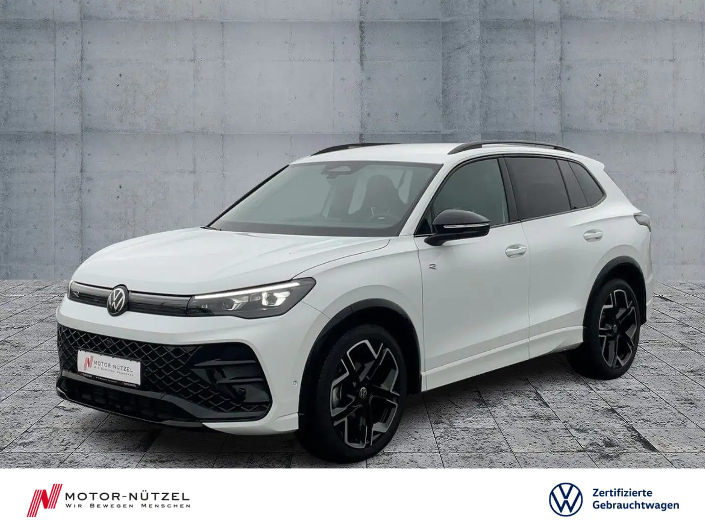 Volkswagen Tiguan 1.5 eTSI DSG R-LINE BLACK MATRIX+HuD+AHK Weiß - 1