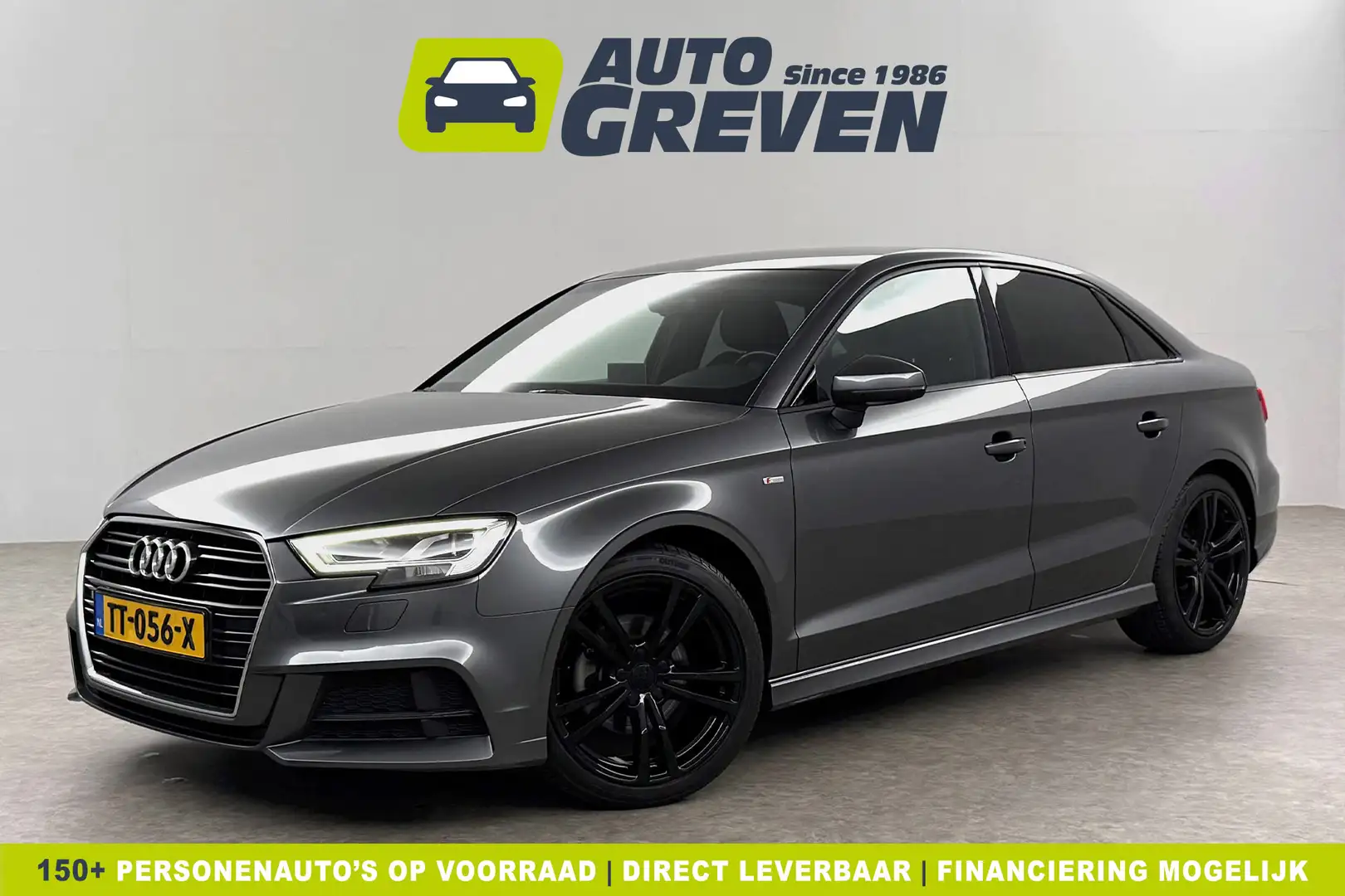 Audi A3 Limousine 30 TFSI S-line Automaat LED Clima Cruise Grijs - 1