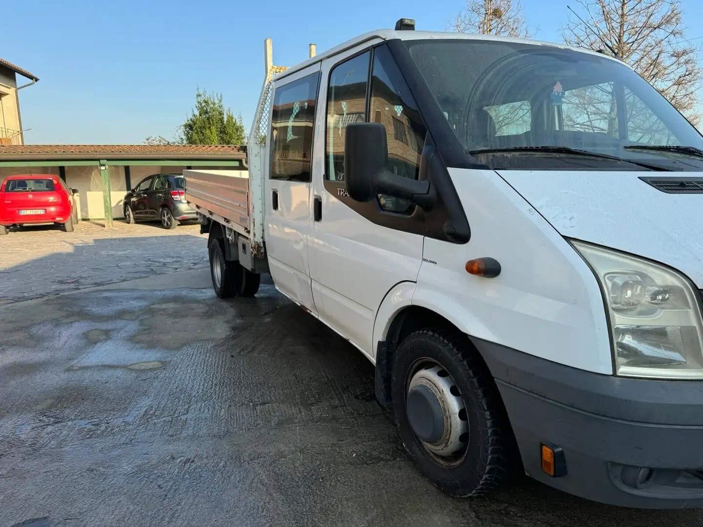 Ford Transit 7posti (la testata da rifare). Blanco - 2