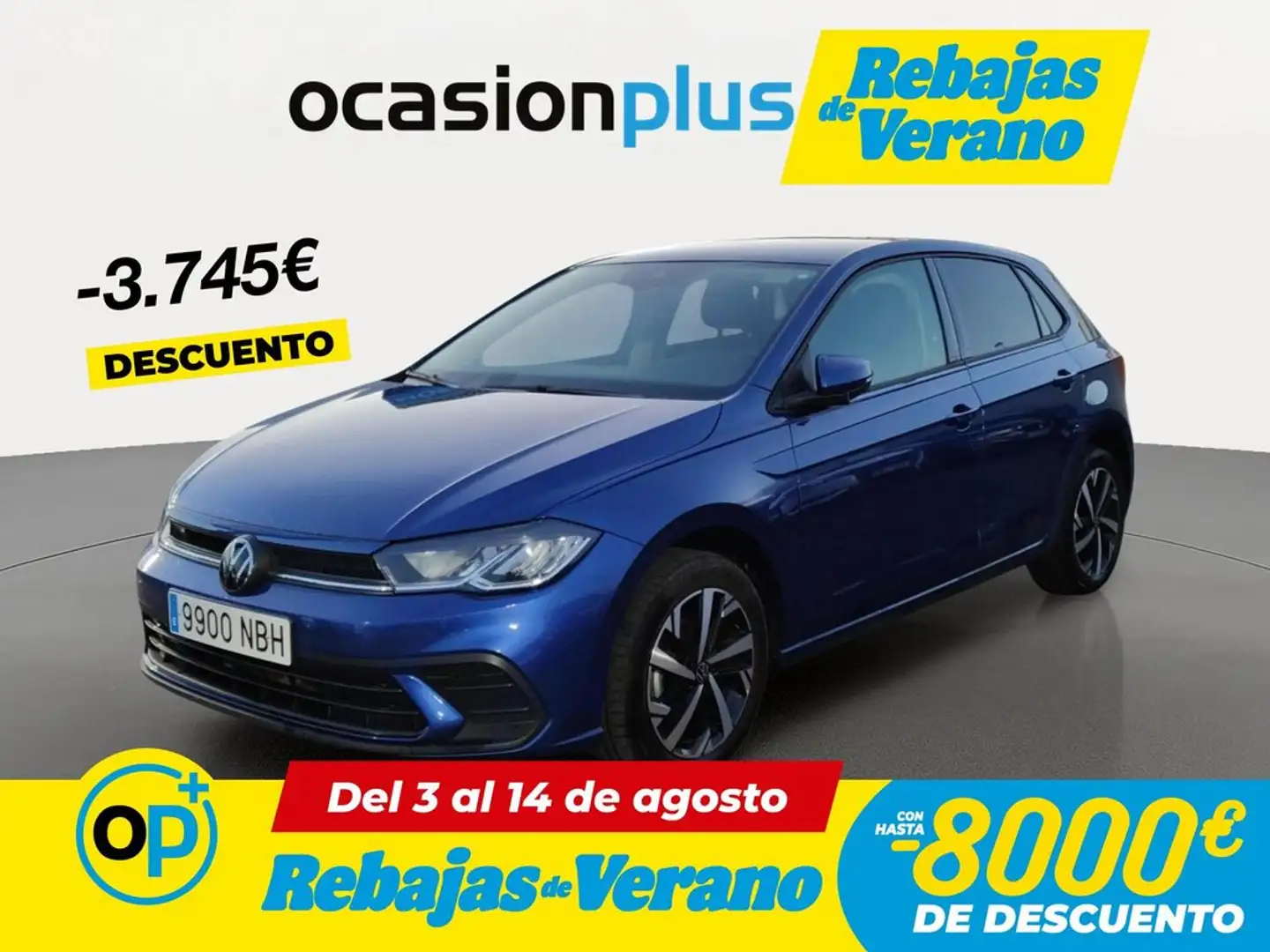 Volkswagen Polo 1.0 TSI Mas DSG 70kW Azul - 1