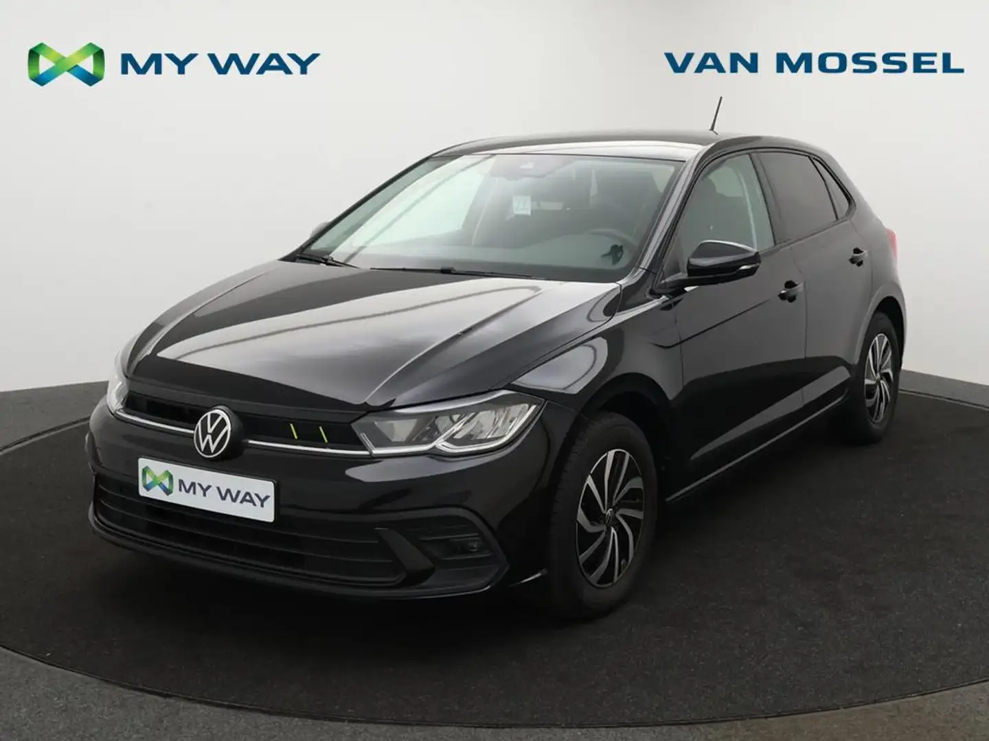 Volkswagen Polo Polo 1.0TSI Life 95PK *APP CONNECT*PDC*CRUISE*ZETE Noir - 1