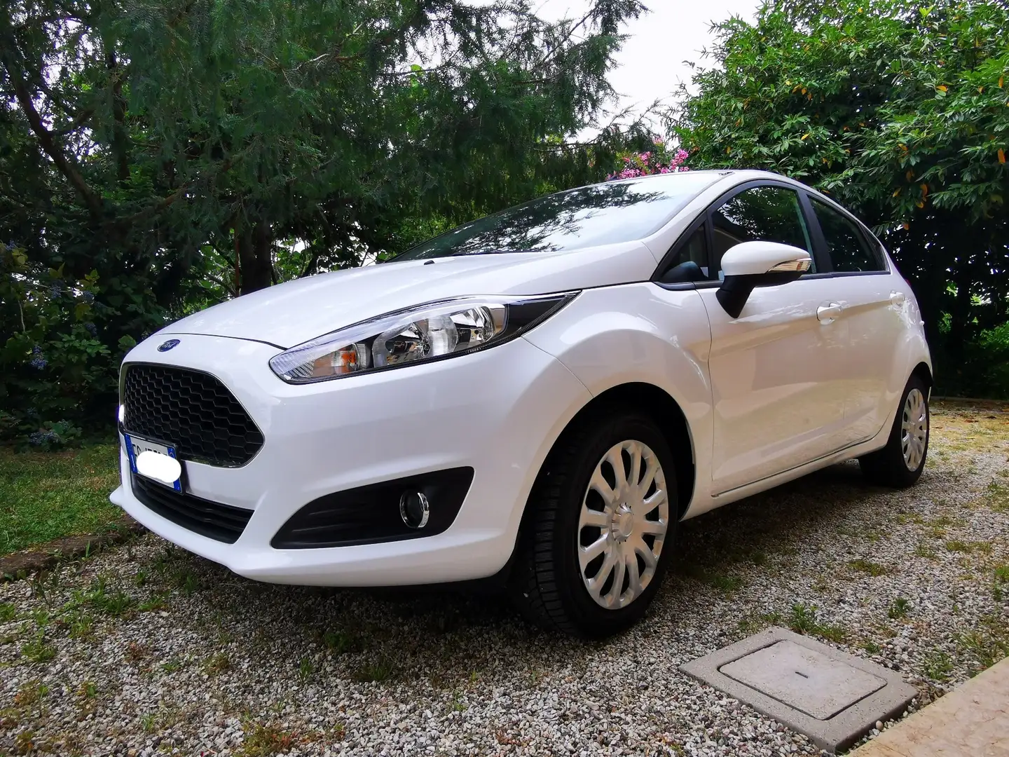 Ford Fiesta 5p 1.2 Plus 82cv Bianco - 1