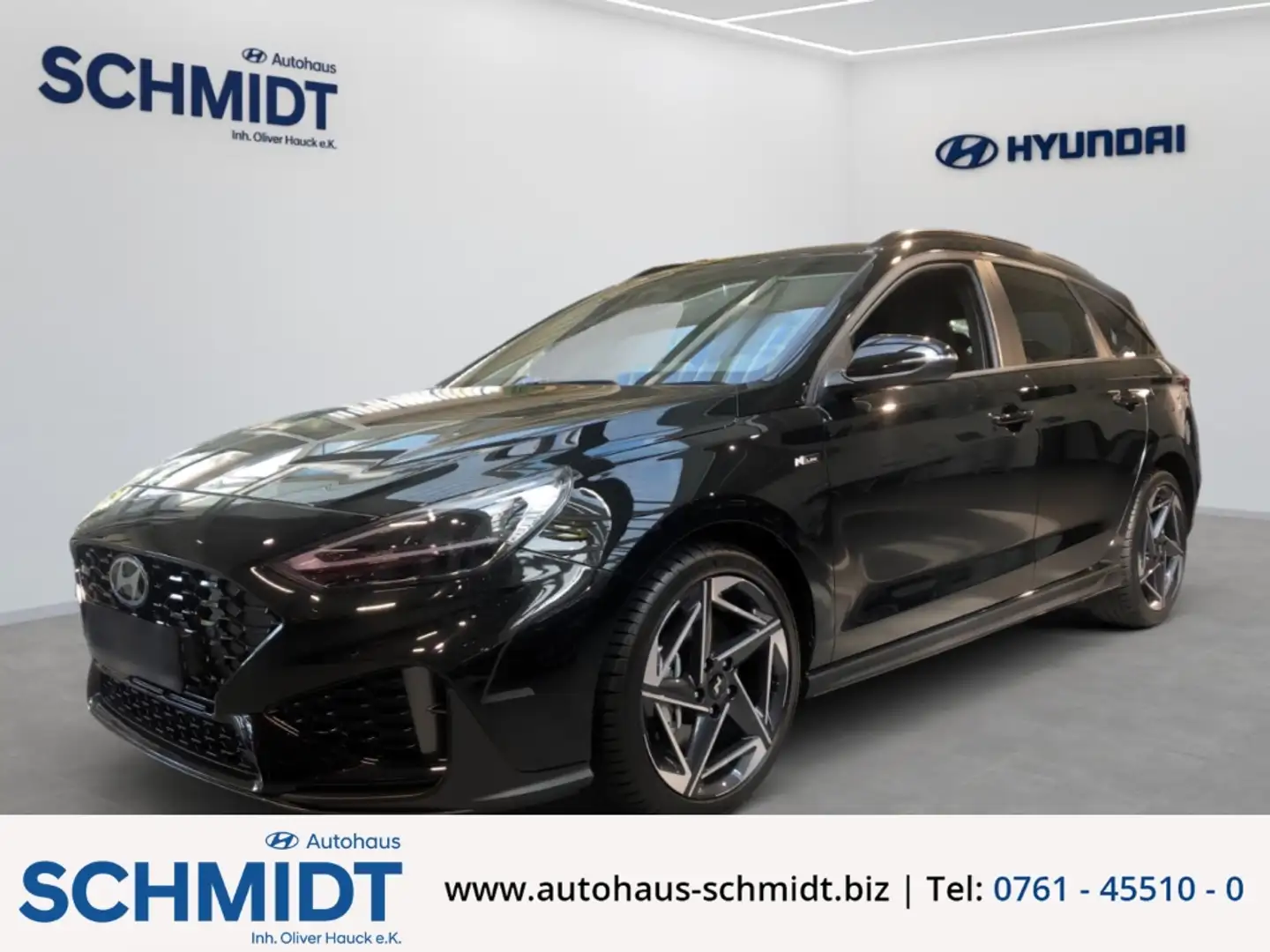Hyundai i30 Kombi N Line 48v 1.5 Sportpaket Navi LED Leder Mem Schwarz - 1