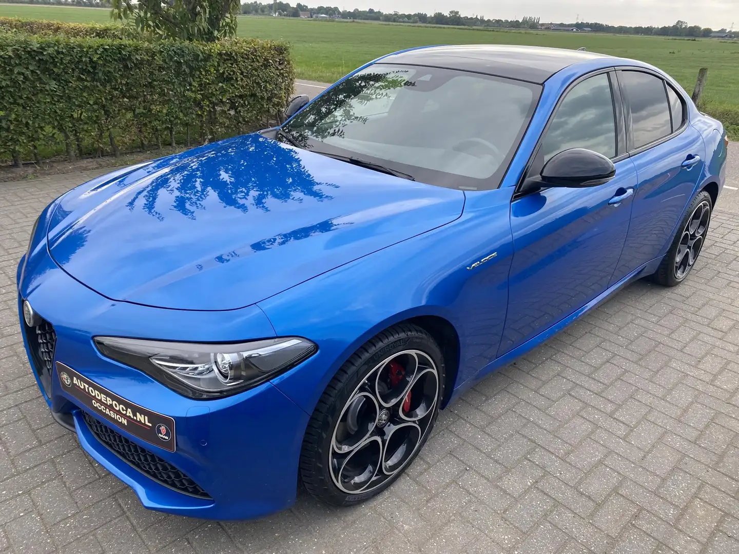 Alfa Romeo Giulia 2.0 T AWD Veloce Blu Misano Harman Kardon Panorama - 1