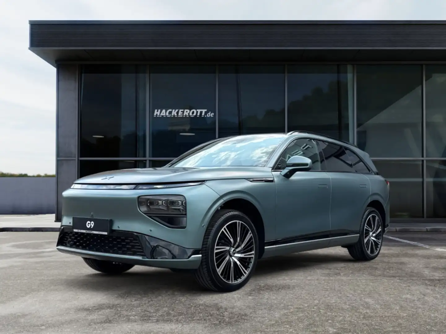 Xpeng G9 Performance AWD 93,1kWh AHK ACC Luftfederung Massa Verde - 1