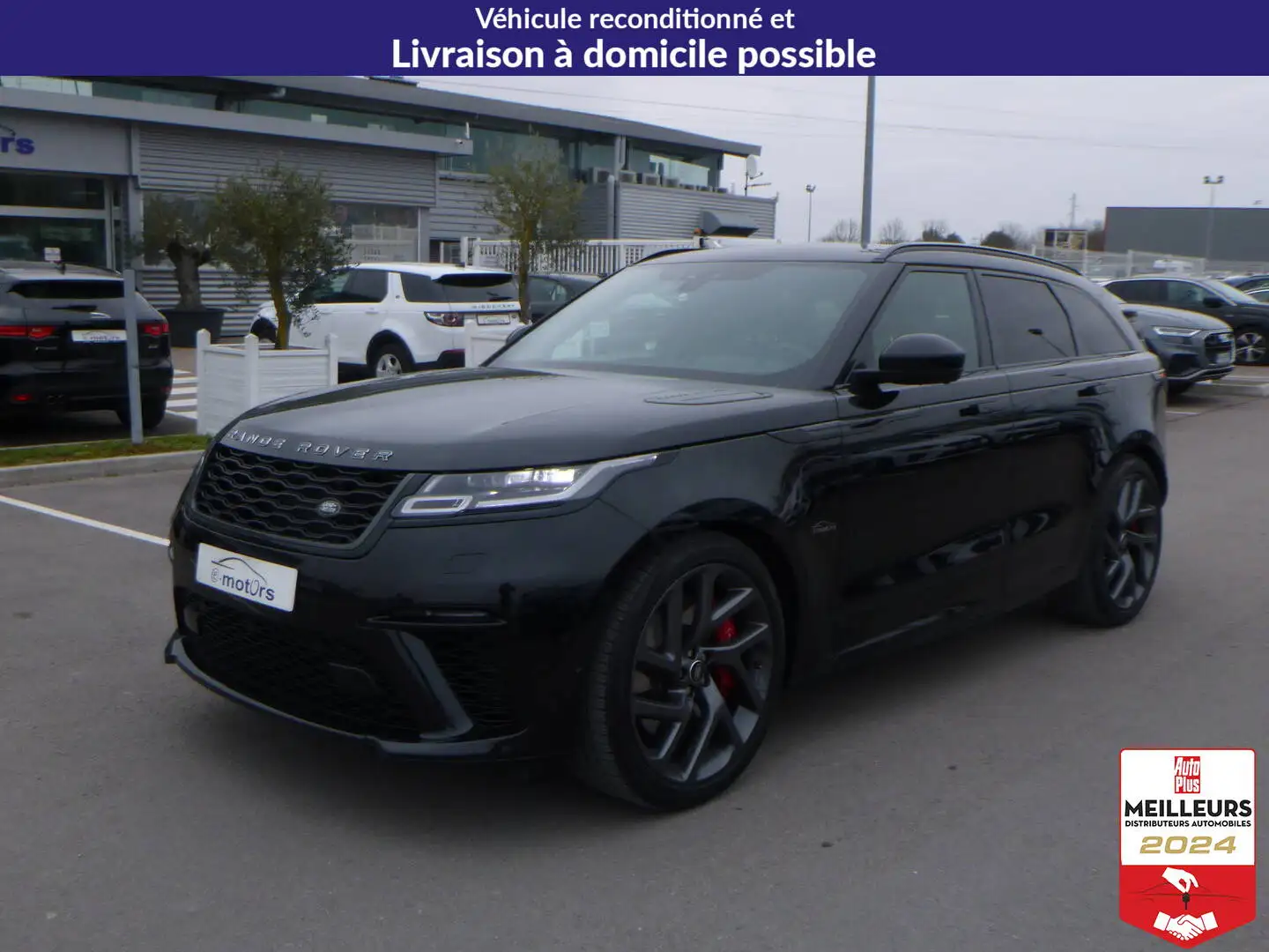 Land Rover Range Rover Velar 5.0L 550CH SV AUTOBIOGRAPHY + Toit + Jantes 22\ Negro - 1