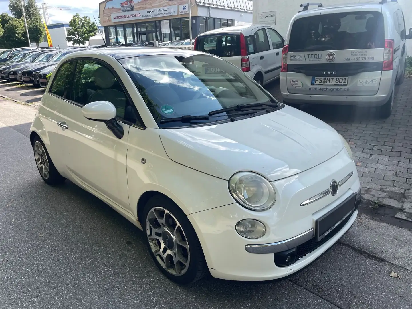 Fiat 500 1.2 Lounge*Klima*Panorama* Weiß - 2