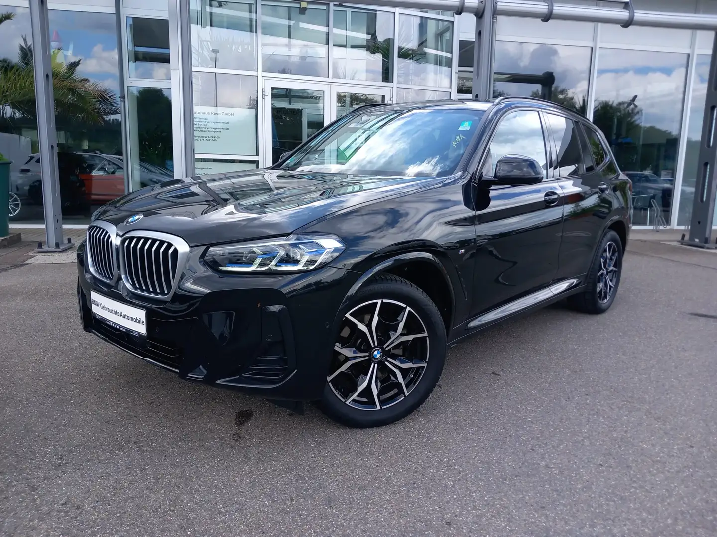 BMW X3 xDrive20d Aut MSport AHK Leder Panorama Laser HUD Noir - 2