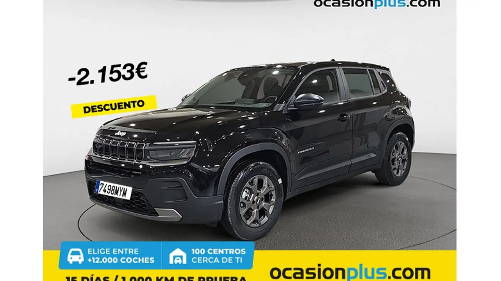 Jeep Avenger 1.2 Longitude 100 Negro - 1