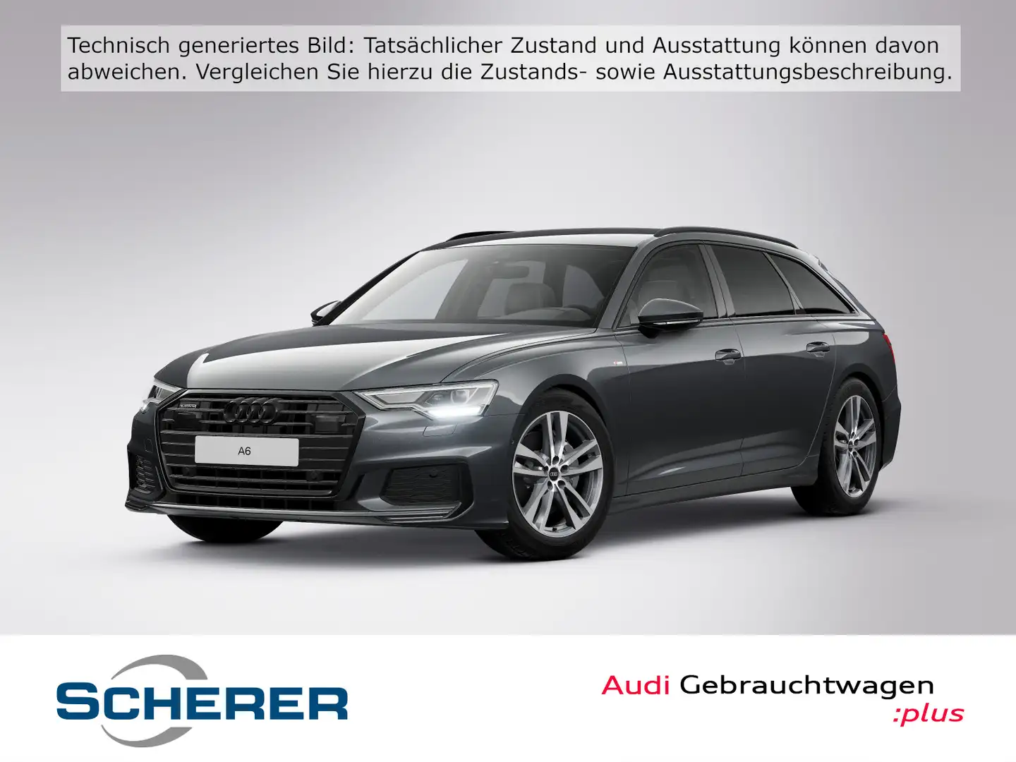 Audi A6 50 TDI quattro S line tiptronic AHK STA Grau - 1