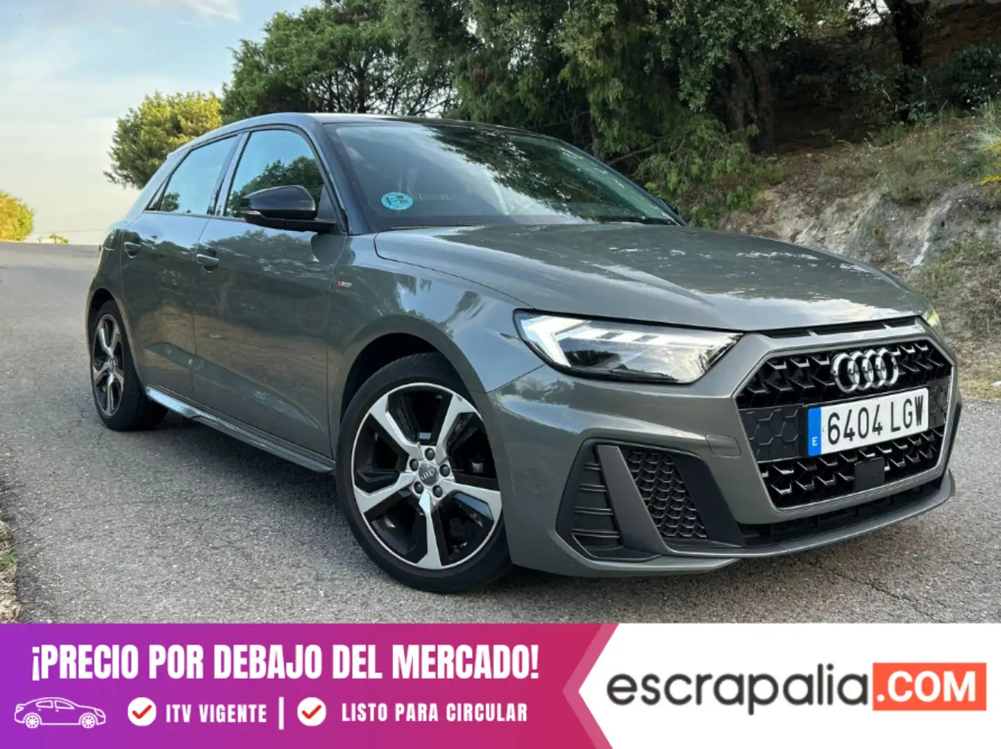Audi A1 Sportback 25 TFSI Adrenalin Gris - 1