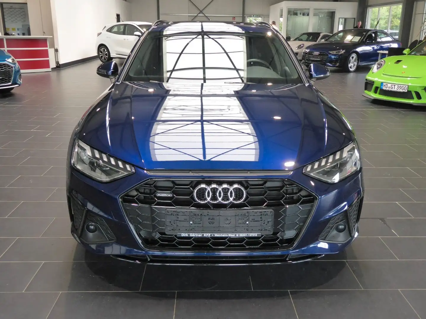 Audi A4 Avant 50 TDI quattro tiptronic S line 8-fach Blau - 2