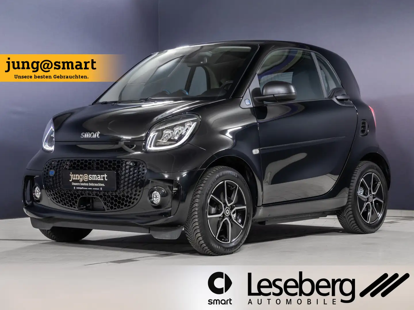 smart forTwo ForTwo Coupé EQ Passion LED/22kW/Pano/Kamera/DAB Zwart - 1