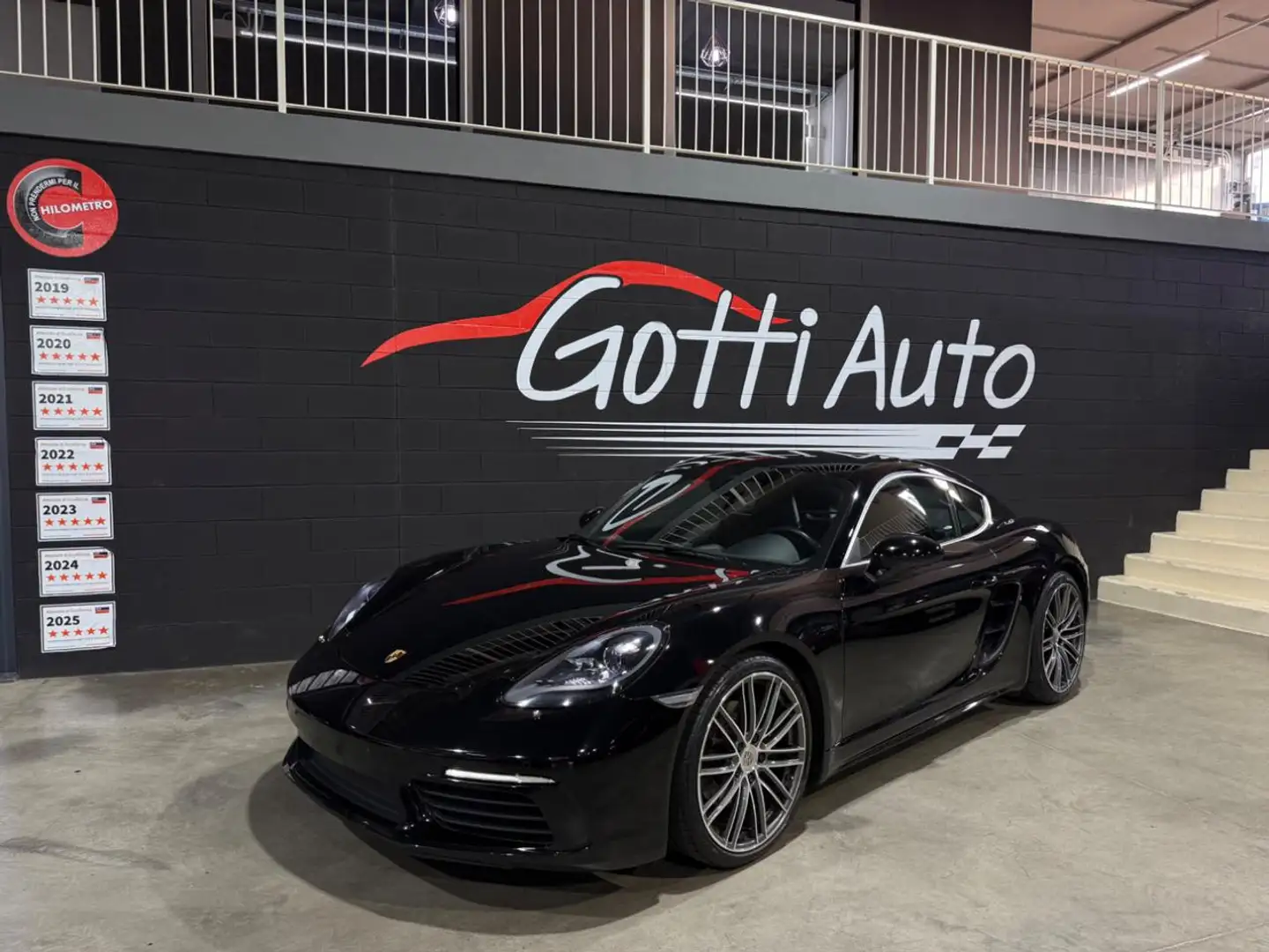 Porsche 718 718 Cayman 2.0 SERVICE PORSCHE PRIMA VERNICE Zwart - 1